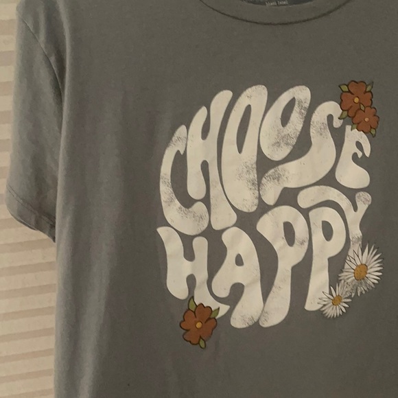 3/$30 Choose Happy Graphic Tee 😃 - Picture 3 of 4